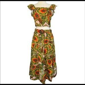 Nwt Cynthia Rowley skirt set small